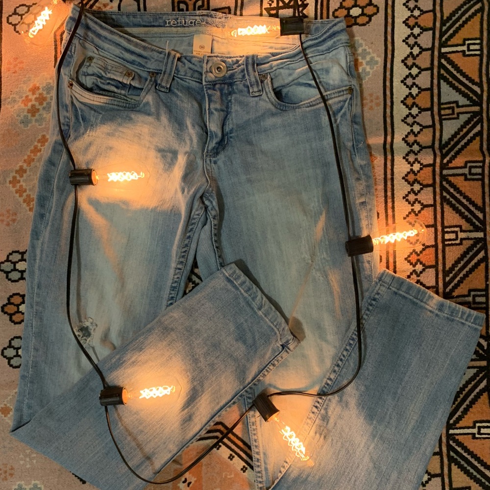 REFUGE Straight Leg Jeans